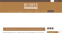 Desktop Screenshot of busbysreclamation.com