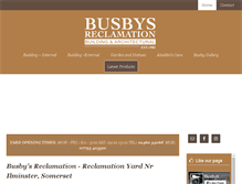 Tablet Screenshot of busbysreclamation.com